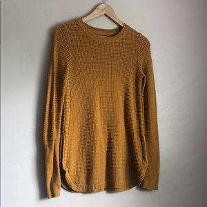 AKINI Deep Mustard Chanille Sweater